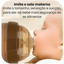 Mamadeira Tetadeira - Simula o Seio Materno (Ganhe + 2 Bicos Extra de Brinde) Baby Mamma Shop