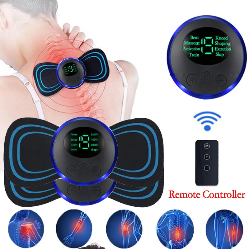 Massageador Elétrico Portátil - Tecnologia EMS